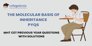 MHT CET PYQs for The Molecular Basis of Inheritance with Solutions: Practice MHT CET Previous Year Questions